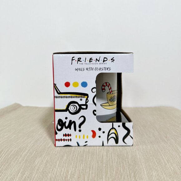 Friends Christmas Mugs Coasters Boxed Set Gift - Picture 7 of 8
